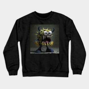 bacteria hangry to fight Crewneck Sweatshirt